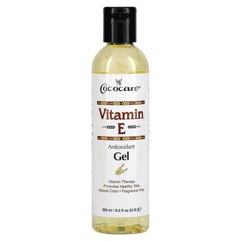 Cococare Vitamin E Antioxidant Gel, Fragrance Free, 8.5 Oz